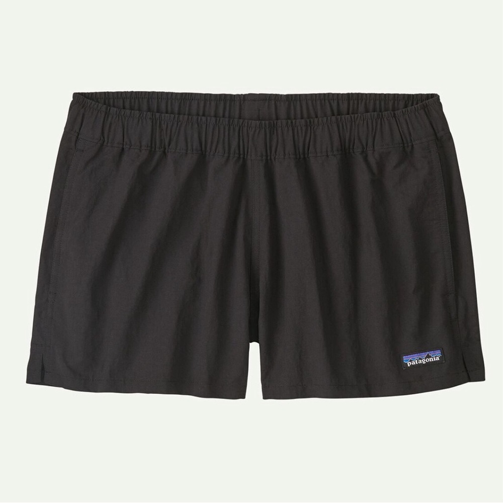Patagonia Women’s XL Barely Baggies Black 2.5” Shorts EUC